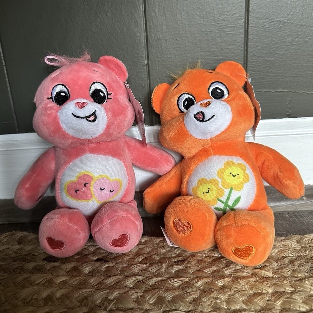 Care Bears Lot Of Two Friend Bear Love A Lot Bear New With Tag